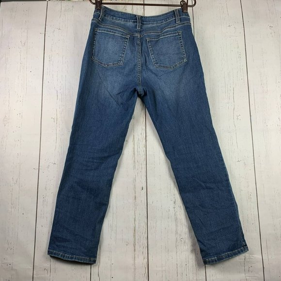 Time‎ and Tru 29.5x26 Straight Stretch Jeans Pants Women - Picture 8 of 10